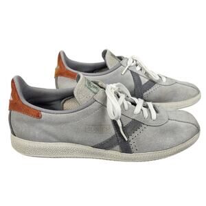 MUNICH X BARRU 112 GRAY/ORANGE MINIMALIST RETRO STYLE SNEAKERS – EU 42 / US 8.5